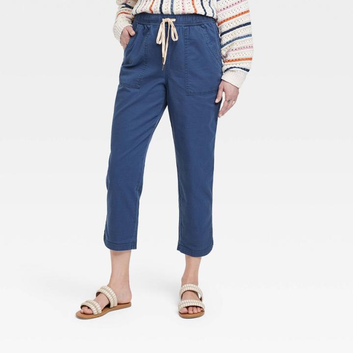 Women's Relaxed Fit Tapered Jogger Pants - Knox Rose Blue