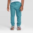 Toddler Boys' Side Stripe Jogger Pants - Art Class Teal 12m, Toddler Boy's,