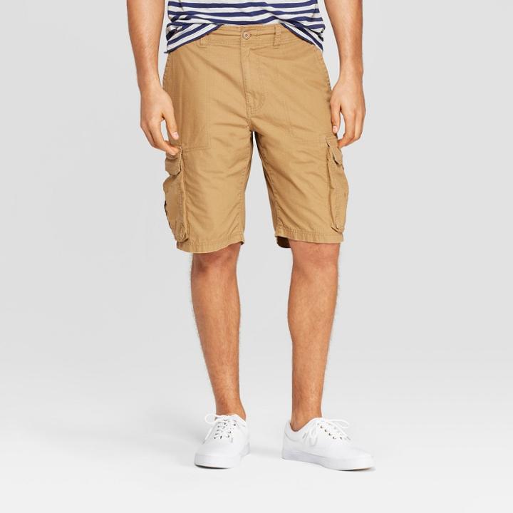 Men's 11 Cargo Shorts - Goodfellow & Co Brown 28, Dapper Brown