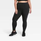 Women's Plus Size Sculpt 7/8 Leggings 25.75 - All In Motion Black
