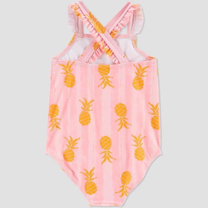 Toddler Girls' Pineapple Print One Piece Swimsuit - Just One You Made By Carter's