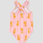 Toddler Girls' Pineapple Print One Piece Swimsuit - Just One You Made By Carter's