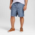 Men's Big & Tall 8 Tropical Print E-waist Fashion Shorts - Goodfellow & Co Tropical Leaf