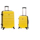 Rockland 2pc Expandable Abs Hardside Carry On Spinner Luggage
