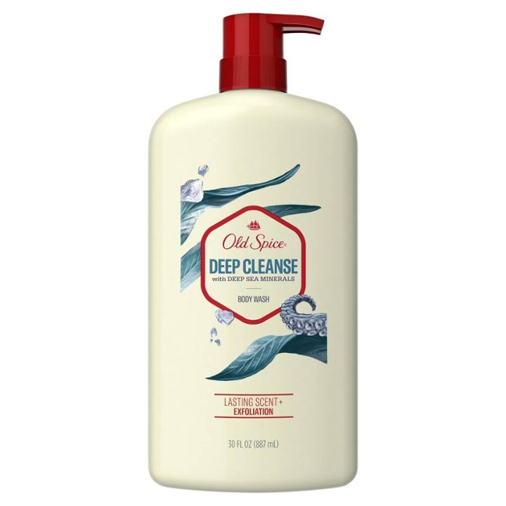Old Spice Men's Body Wash Deep Cleanse With Deep Sea Minerals