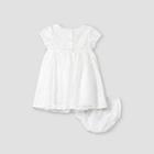 Baby Girls' Mia & Mimi Lace Dress - White