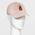 Mad Engine Women's Abstract Plant Baseball Hat - Pink