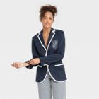 Houston White Adult Blazer - Navy Blue Xxs/xs