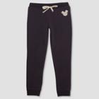 Junk Food Boys' Mickey Mouse Jogger Pants - Black