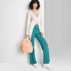 Women's Longline Button-down Cardigan - Wild Fable Almond