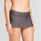 Merona Women's Swim Skirtini - Library Gray -