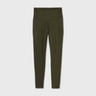 Women's Contour Power Waist High-waisted Leggings - All In Motion Olive Green