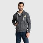 Men's United By Blue Explore On Graphic Zip Hoodie - Charcoal