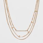 Sugarfix By Baublebar Gold Layered Necklace - Gold, Girl's