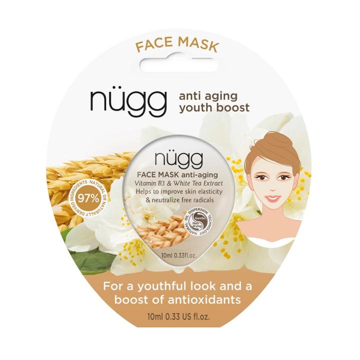 Nugg Vitamin B3 & White Tea Extract Anti-aging Face Mask - 0.33 Fl Oz,