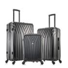 Inusa Vasty Lightweight Hardside Checked Spinner Luggage Set