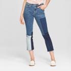 Women's High-rise Kick Boot Crop Jeans - Universal Thread Medium Wash 00,