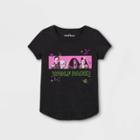 Girls' Disney Zombies Wolf Pack Short Sleeve Graphic T-shirt - Black