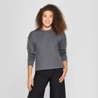 Mpg Sport Women's 2 In 1 Crew - Charcoal Heather