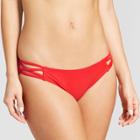 Women's Strappy Hipster Bikini Bottom - Xhilaration Red