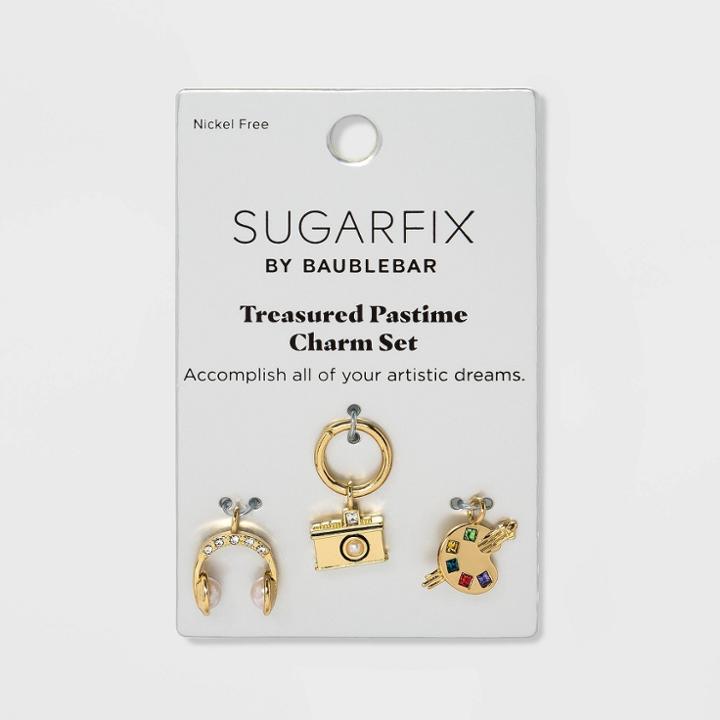 Sugarfix By Baublebar Arts Customizable Gold Bracelet Charm