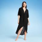 Shade & Shore Women's Twist-front Cover Up Dress - Shade &