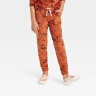 Girls' Micro Fleece Jogger Pants - Cat & Jack Brown