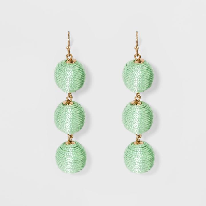 Sugarfix By Baublebar Triad Ball Drop Earrings -