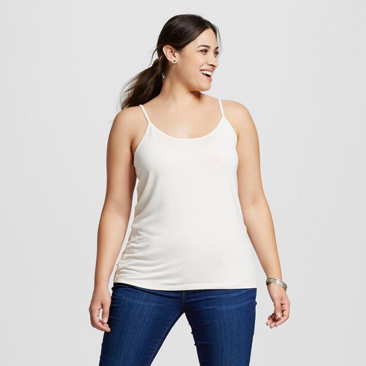 Women's Plus Size Cami - Ava & Viv - Shell 4x, Size: