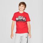 Umbro Boys' French Terry Graphic T-shirt - Red
