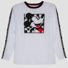Mickey Mouse & Friends Men's Mickey Mouse Long Sleeve Graphic T-shirt - White