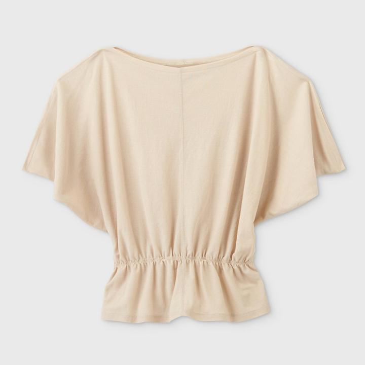Women's Dolman Short Sleeve Boat Neck T-shirt - Prologue Cream Xs, Women's, Ivory