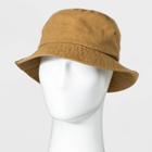Men's Chino Bucket Hat - Goodfellow & Co Khaki M/l, Men's, Size: Medium/large, Brown