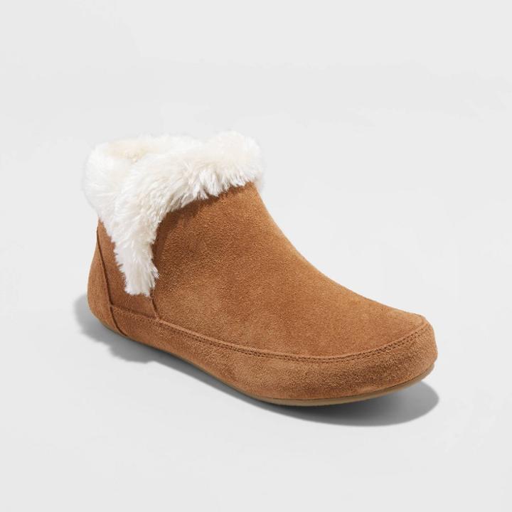 Women's Sasha Genuine Suede Slide Slipper - Stars Above