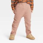 Grayson Collective Toddler Quilted Jogger Pants - Brown