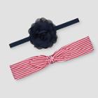 Toddler Girls' 2pk 4th Of July Chiffon Bow - Just One You Made By Carter's