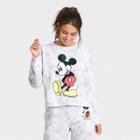 Women's Disney Mickey Mouse Graphic Sweatshirt - White