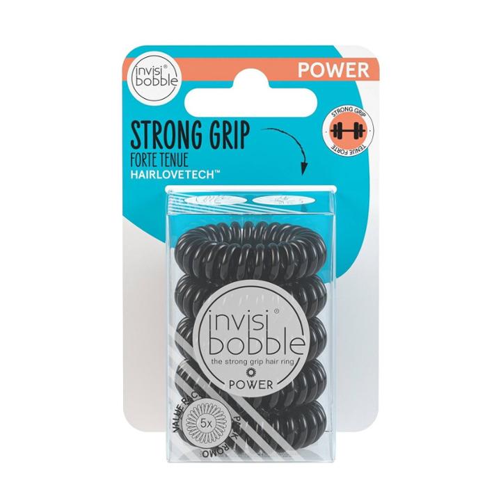 Invisibobble Power Multipack Hair Elastics - True Black