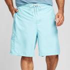 Men's Big & Tall 9 Board Shorts Shortsshorts - Goodfellow & Co 2xb Aqua Bead, Blue