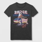 Live Nation Men's Bruce Springsteen Short Sleeve Graphic T-shirt Charcoal Heather