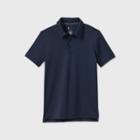 Boys' Solid Golf Polo Shirt - All In Motion Navy Xs, Boy's, Blue