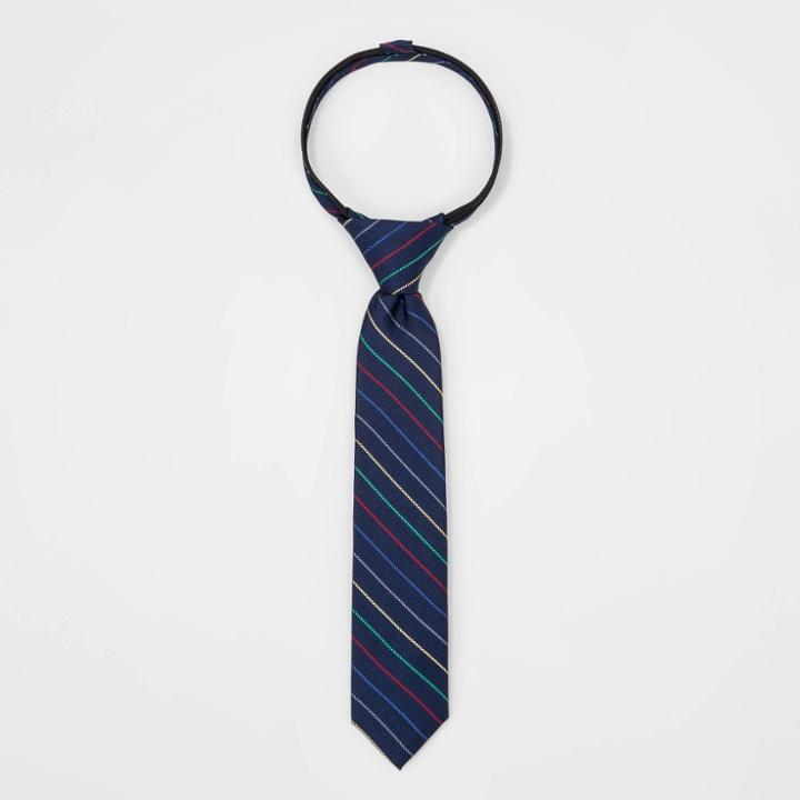 Boys' Hewes Stripe Zipper Ties - Cat & Jack Blue