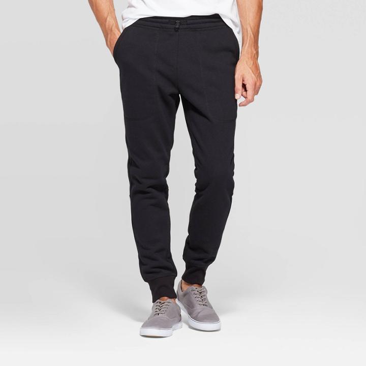 Men's 29.5 Slim Fit Jogger Pants - Goodfellow & Co Black
