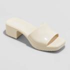 Women's Mad Love Marni Jelly Slide Heels - Cream