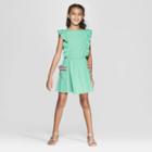 Girls' A Line Dress - Cat & Jack Green