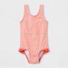 Toddler Girls' One Piece Swimsuit - Cat & Jack Pink