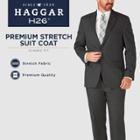 Haggar H26 Men's Classic Fit Premium Stretch Suit Jacket - Charcoal (grey) 44r, Size: