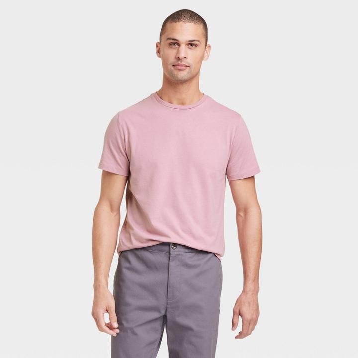Men's Every Wear Short Sleeve T-shirt  Goodfellow & Co Old Rose