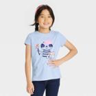 Girls' 'sloth Painter' Short Sleeve Graphic T-shirt - Cat & Jack