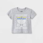 Mad Engine Toddler Boys' Hanukkah Pullover T-shirt - Gray
